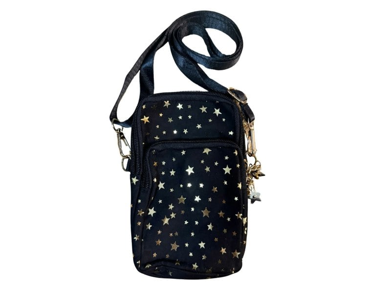 Solis Accessories Midnight Sparkle Stars Phone Crossbody Bag