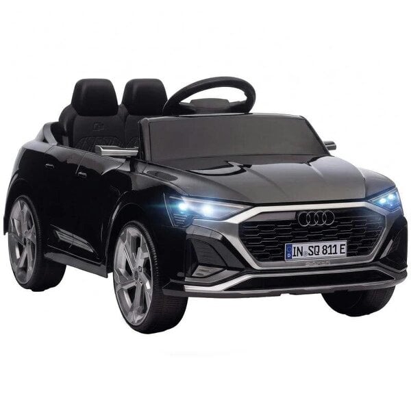 Audi Q8 etron Sportback Licensed Ride on Car with Remote Control, Four-Wheel Suspension, Soft Start for Ages 3-4, Black