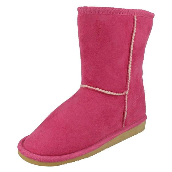 Spot On Girls Spot On Faux Fur Lined Winter Boots