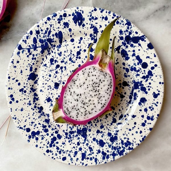 Hot Pottery Dinner Plate Blueberry