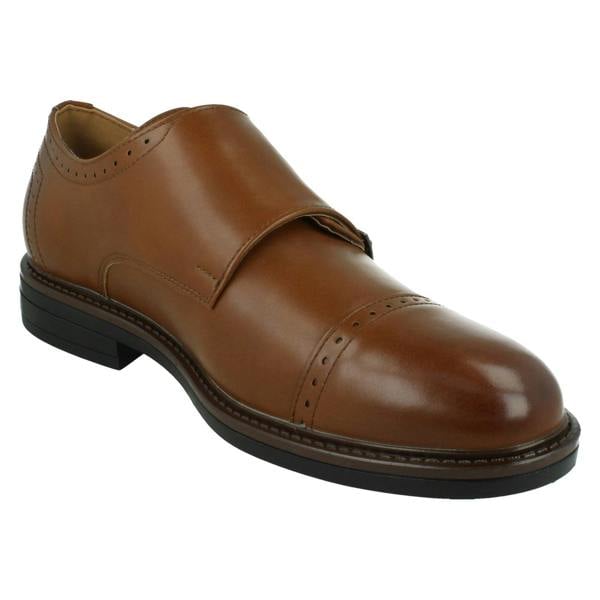 Thomas Blunt Mens Thomas Blunt Dual Buckle Strap Brogue Shoes A1131