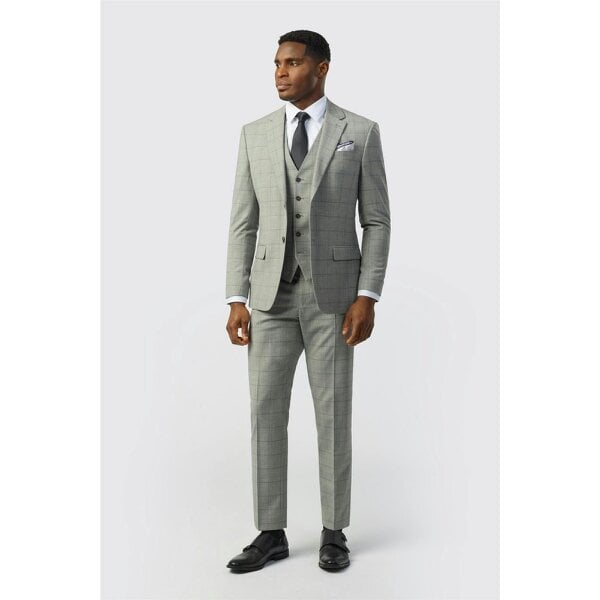 Ted Baker Slim Fit Grey Check Jacket