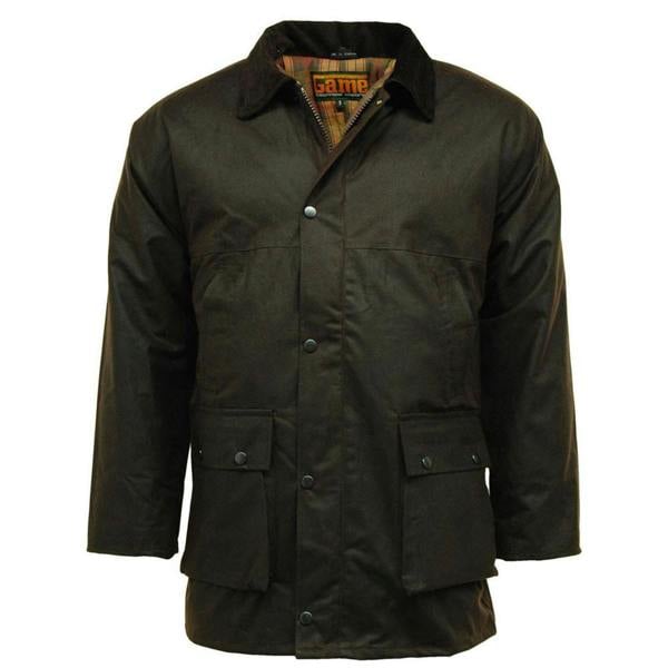Brown Game Classic Padded Wax Jacket ideal for dog walking and countrysports