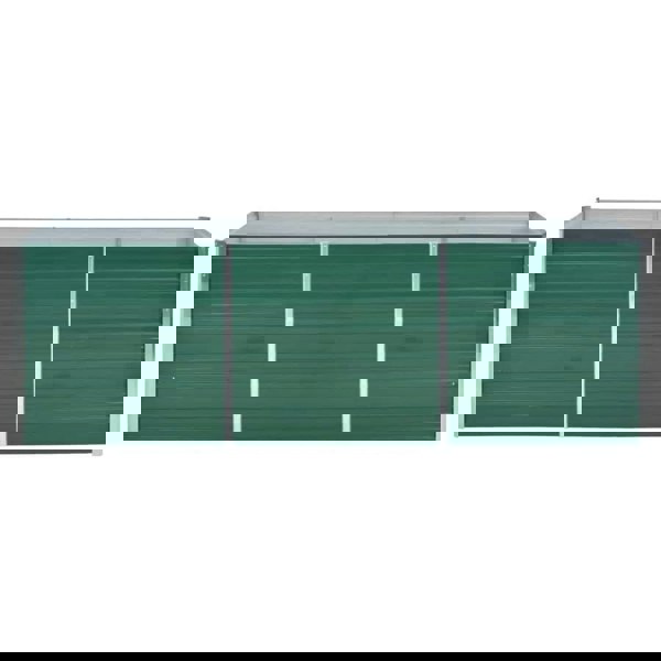 Berkfield Garden Raised Bed Galvanised Steel 240x80x77 cm Green