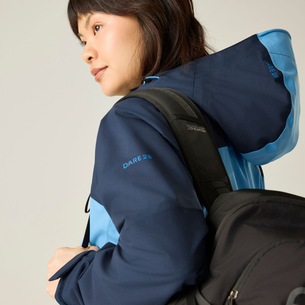 Dare 2B Womens Torrek III Logo Jacket - Elysium Blue/Navy