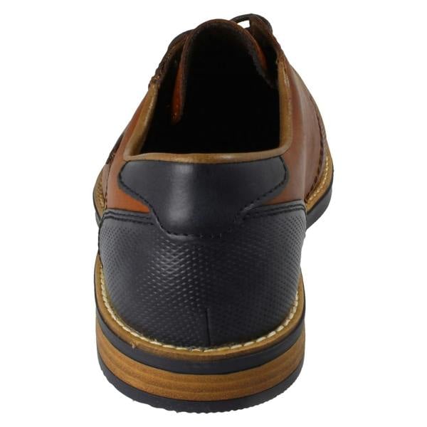 Rieker Mens Rieker Brown Leather Lace Up Shoes 13504