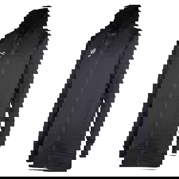 Umbro Kids Full Zip Drawstring Hoodie - Carbon/Black