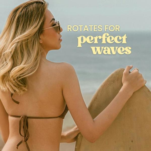 Beachwaver B Series Pretty Pastels Collection - B1 Lilac - UK Plug by Beachwaver for Women - 1 Inch Curling Iron
