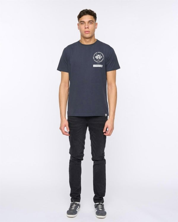 Duck and Cover Chellforth T-Shirt - Navy