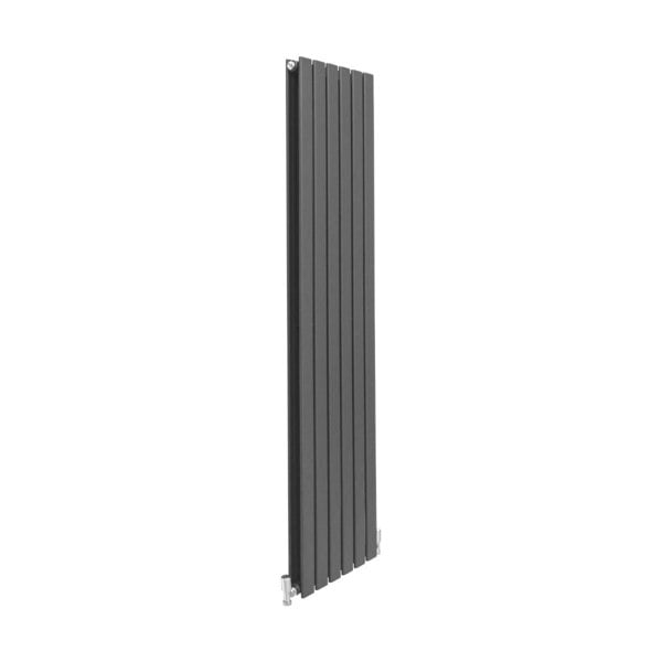 Designer Flat Panel Radiator - Anthracite Grey (1600mm x 420mm)