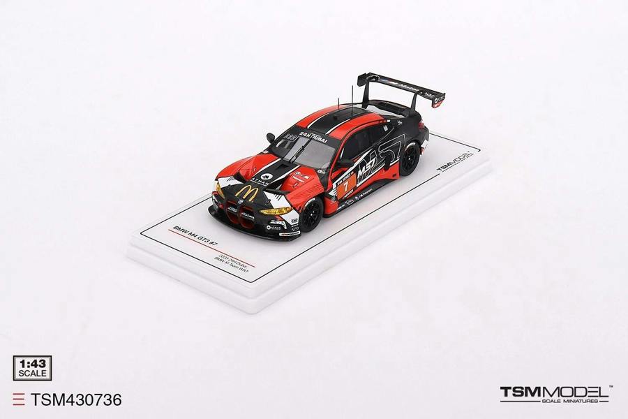 MCSlots BMW M4 GT3 #7 Team WRT 2023 24Hr Dubai Winner 1:43 Scale TSM430736