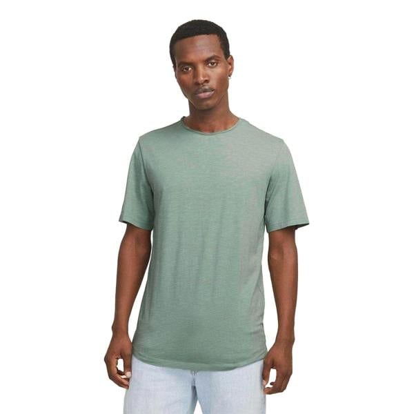 Jack And Jones Mens Slub T-Shirt - Iceberg Green - 