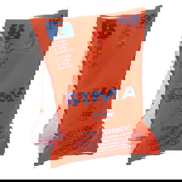 Orange Fashy Sima swim arm bands with safety instructions