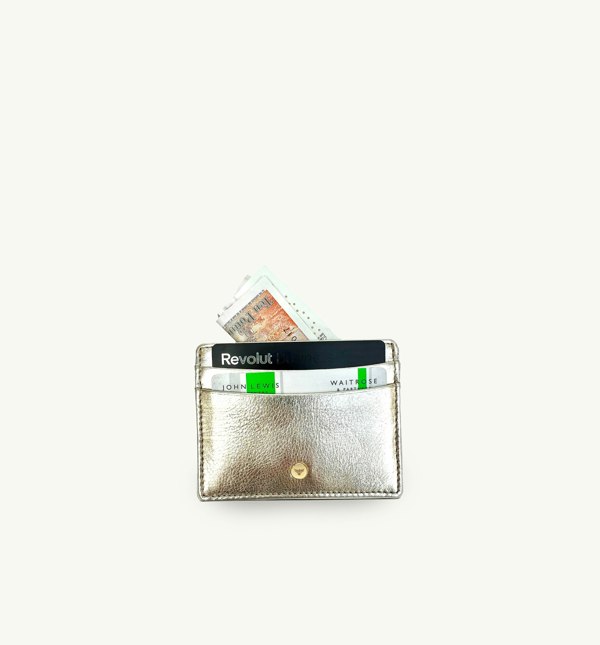 Apatchy London Leather Cardholder - Gold