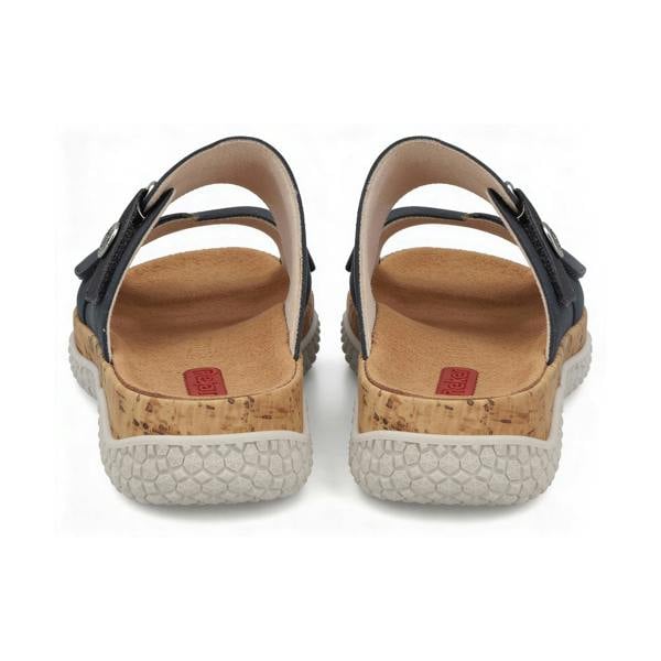 Rieker Rieker V0300 Womens Cross Strap Sandals Blue