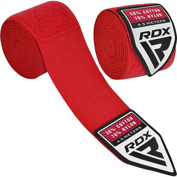 RDX Sports HAND WRAPS RED PLUS