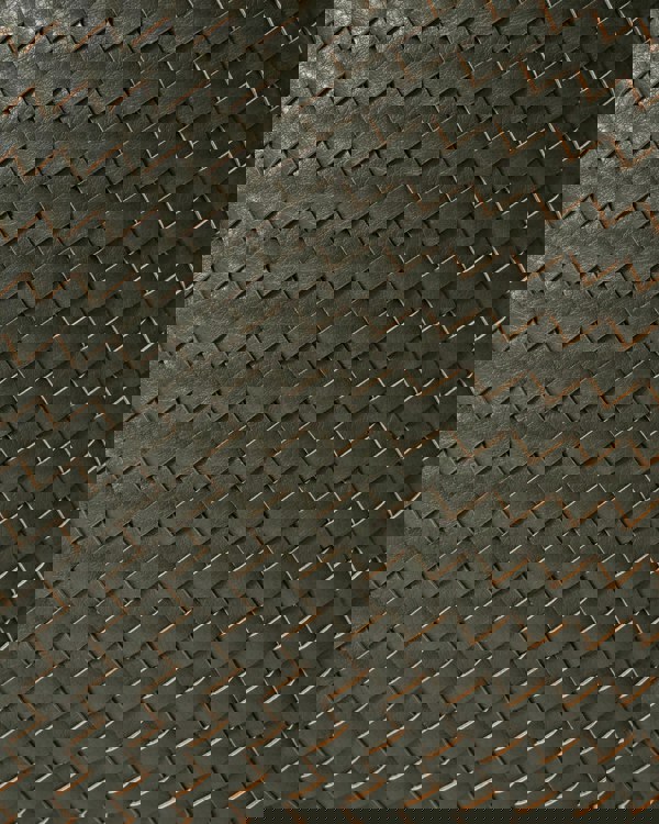 Ilse Jacobsen Reversable Womens Braided Shopper - Army Gun Metal 410718 - CHO - Designer Womens Tote Bags