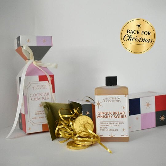 Letterbox Cocktails Christmas Cocktail Crackers - Premium Festive Drinks Delivered to Your Door
