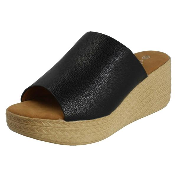 Savannah Ladies Savannah Platform Sliders F00478