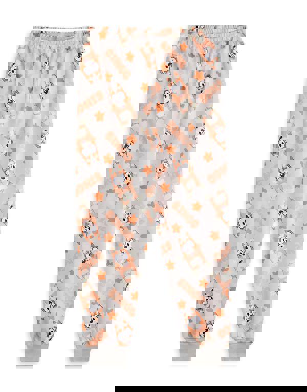 Bluey Unisex Kids Multicoloured Multi Character Multi-Pack of 2 Long Sleeve Long Leg Pyjama Set