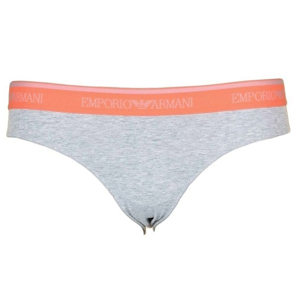 Emporio Armani Visibility Iconic Stretch Cotton Brief, Grey