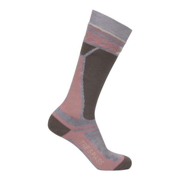 Trespass Childrens/Kids Boreeze Ski Socks - Pink/Wisteria - 