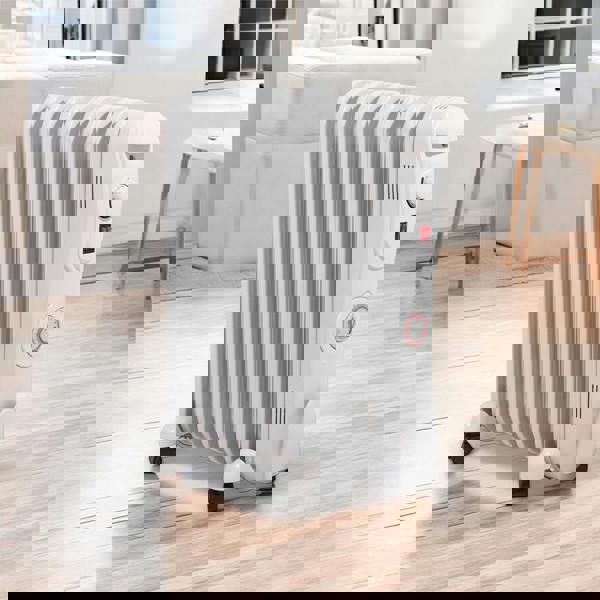 St Helens Prem-I-Air 2.5 kW 11 Fin Oil Filled Radiator with 24 Hour Timer