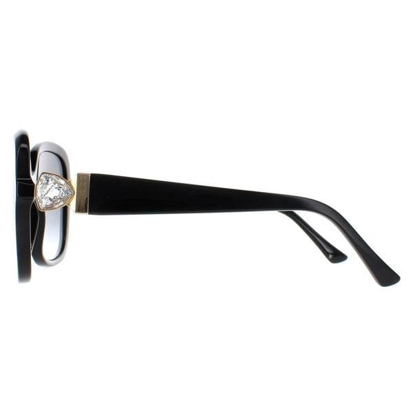 Jimmy Choo Sunglasses SADIE/S 807 9O Black Dark Grey Gradient