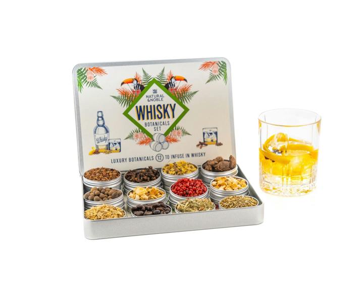 Natural & Noble DIY Whisky Kit Alongside an Infused Whisky