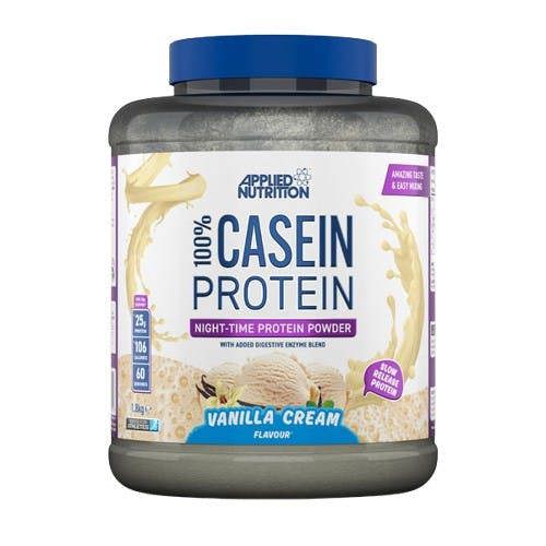 Applied Nutrition 100% Casein Protein, Vanilla - 1800g