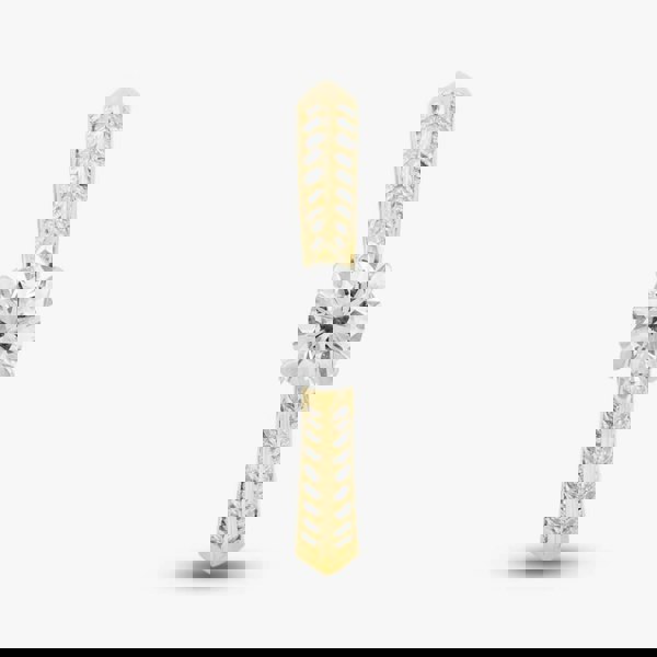 T. H. Baker 18ct Yellow Gold Certified 0.70ct Brilliant Cut Diamond Shoulder Set Solitaire Ring 10639/18PT/M020(.50ct)