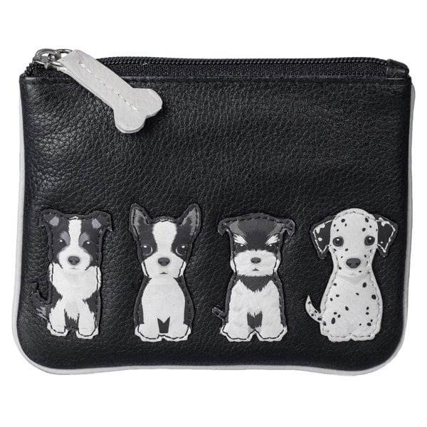 Mala Leather Sitting Dogs Coin & Card Purse – Soft Leather – RFID Protected