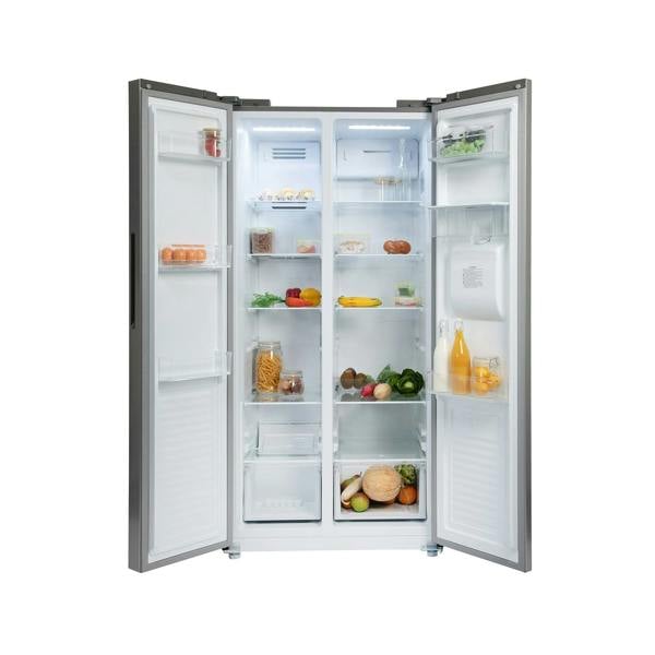 Willow 430L American Style Fridge Freezer WSBS84DS - Silver