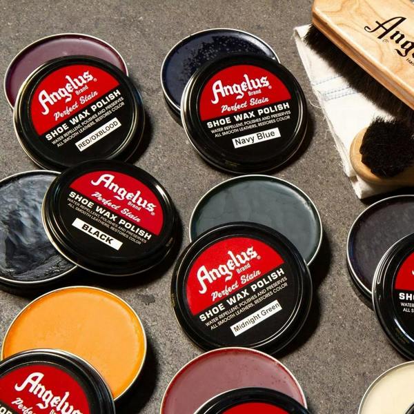 Angelus Perfect Stain Wax Polish - Extra Large Leather Shoe Care 3oz