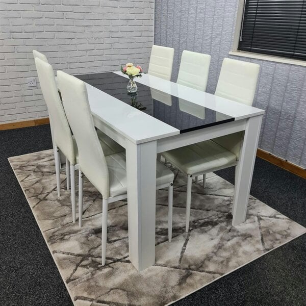 Kosy Koala Dining Table Set with 6 Chairs Dining Room and Kitchen table set of 6