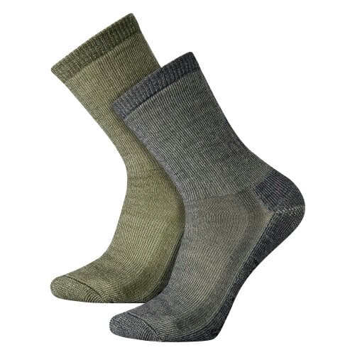 Smartwool 2 Pack Hike Classic Full Cushion Merino Wool Unisex Crew Hiking Socks