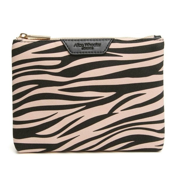 Alice Wheeler Animal Print Makeup Bag – Zebra or Leopard