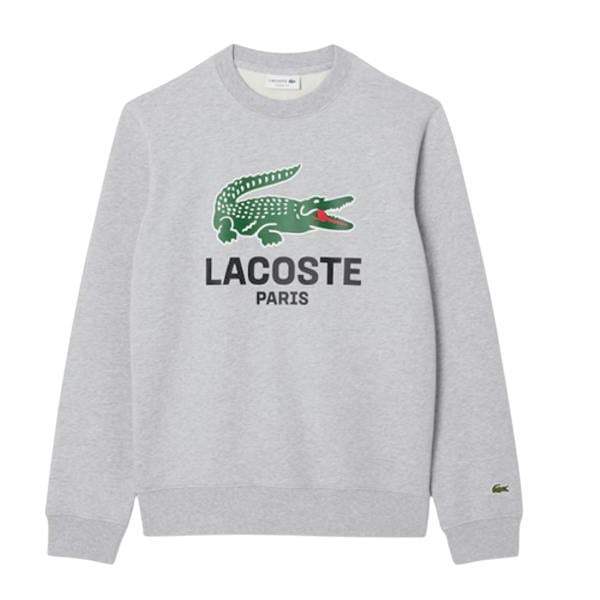 Lacoste Mens Cotton Sweatshirt - Grey - 