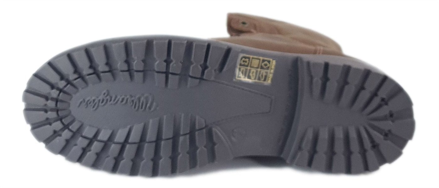 Wrangler Aviator Mens Hi Leg Lace Up Leather Warm Boots