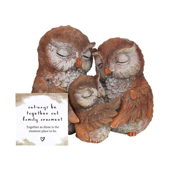 Serano Owl-ways Be Together Owl Family Ornament