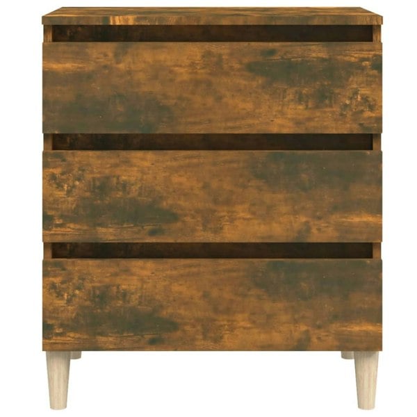 Berkfield Sideboard Smoked Oak 60x35x69 cm Engineered Wood