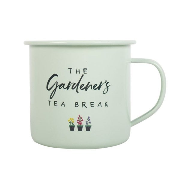 Serano Gardener's Tea Break Enamel Mug