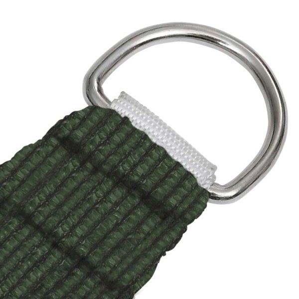 Berkfield Sunshade Sail 160 g/må_ Dark Green 4x4x4 m HDPE