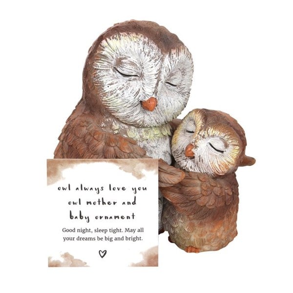 Serano Owl Always Love You Owl Mother and Baby Ornament