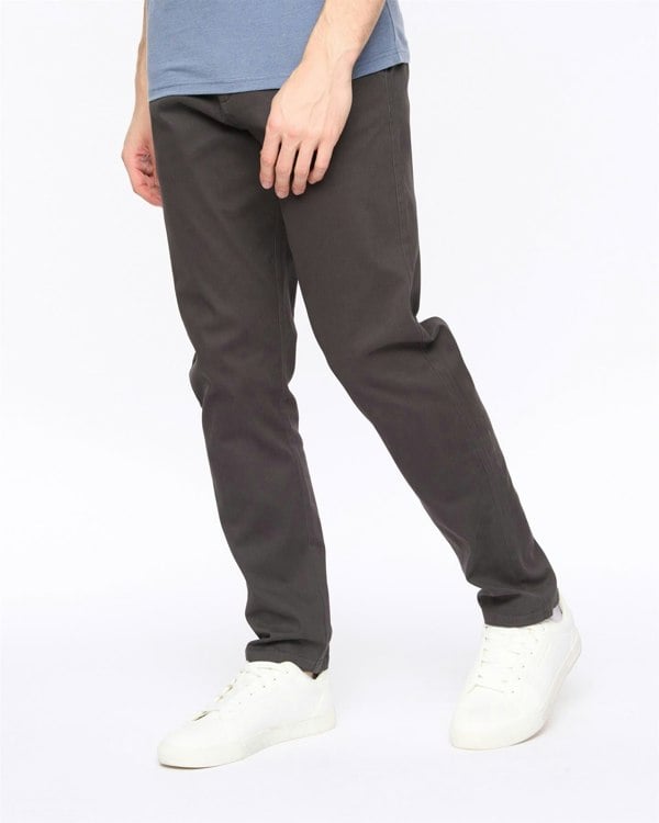 Crosshatch Roysden Chinos Charcoal