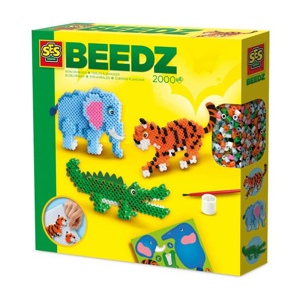 SES Creative Iron on Beads - Safari Animals