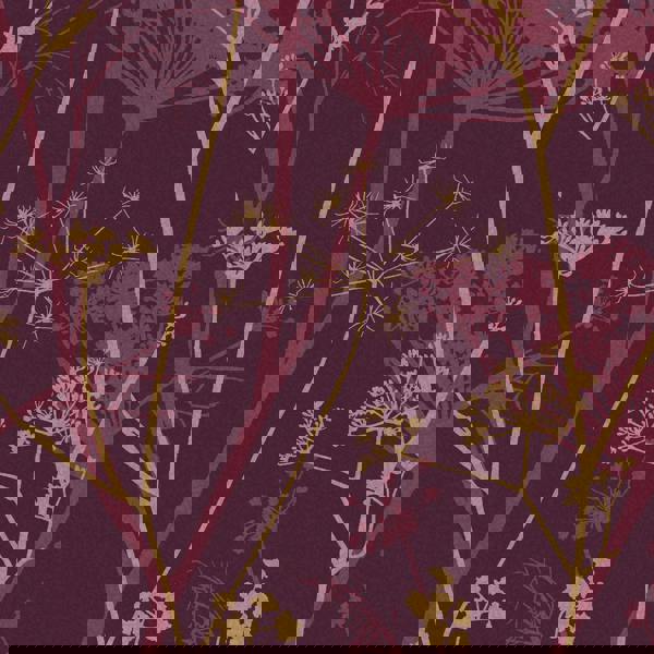 Clarissa Hulse Wild Chervil Wallpaper | Damson & Gold
