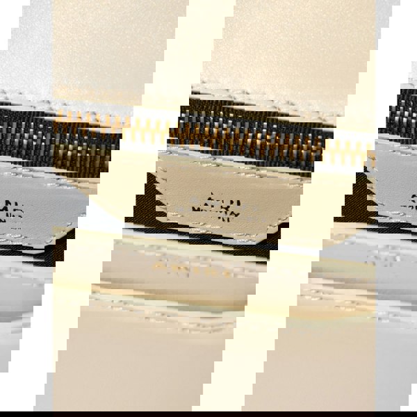 Amiri Calf "MA" Small Clutch Alabaster Bag One Size