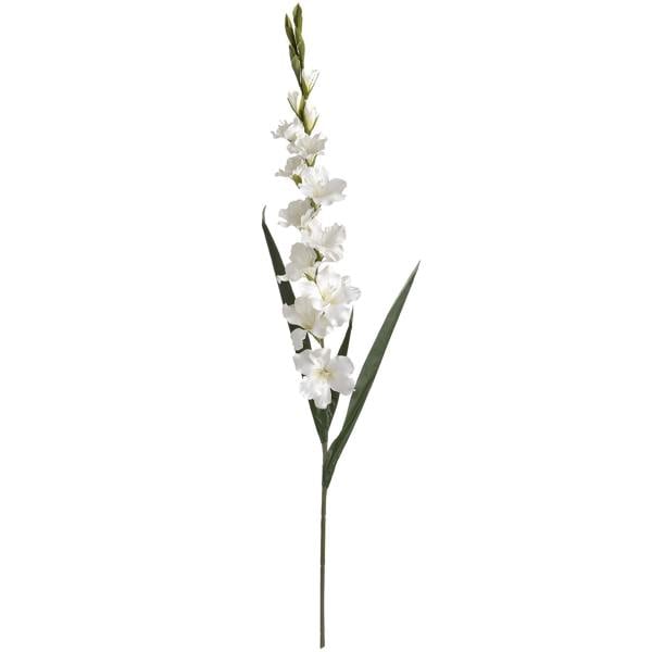 Hill Interiors Artificial Gladioli - Pure White - 