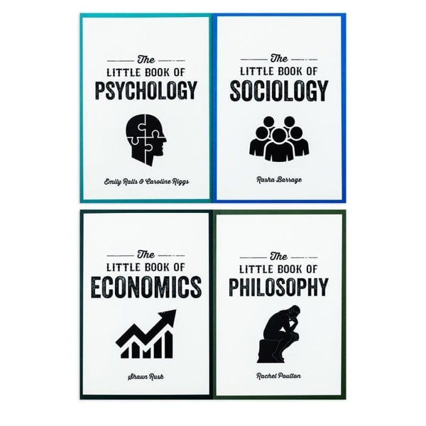 The Little Book of Philosophy, Sociology, Economics & Psychology 4 Book Set 